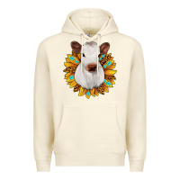 Sandshell sunflower heifer Premium Hoodie - JahusDesignShop