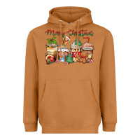 Meerkat merry christmas gingerbread coffee cups Heavyweight Hoodie - Zillion Design Studio