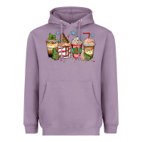 Lavender christmas tree cake  coffee cups Heavyweight Hoodie - Zillion Design Studio