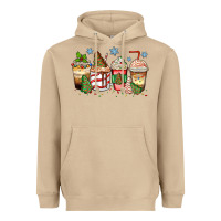Mushroom christmas tree cake  coffee cups Heavyweight Hoodie - Zillion Design Studio