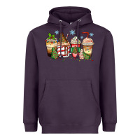 Plum christmas tree cake  coffee cups Heavyweight Hoodie - Zillion Design Studio