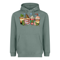 Sage christmas tree cake  coffee cups Heavyweight Hoodie - Zillion Design Studio