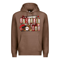 Chestnut it's a baseball kinda day Premium Hoodie - Jasminsmagicworld