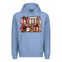 Colony Blue it's a baseball kinda day Premium Hoodie - Jasminsmagicworld
