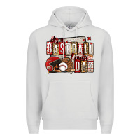 Dove Grey it's a baseball kinda day Premium Hoodie - Jasminsmagicworld