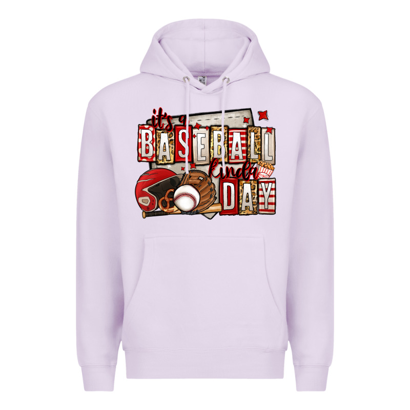 It's A Baseball Kinda Day Premium Hoodie by Jasminsmagicworld | Teevron
