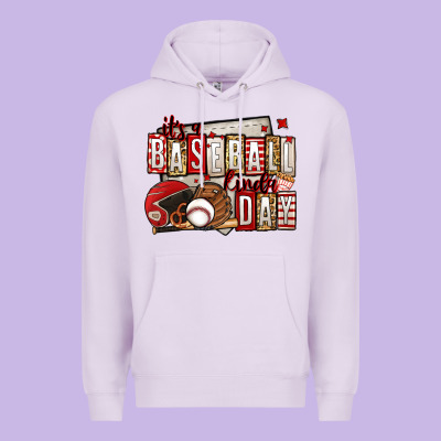 It's A Baseball Kinda Day Premium Hoodie Designed By Jasminsmagicworld