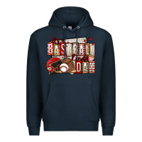 Navy it's a baseball kinda day Premium Hoodie - Jasminsmagicworld
