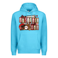 Ocean Blue it's a baseball kinda day Premium Hoodie - Jasminsmagicworld