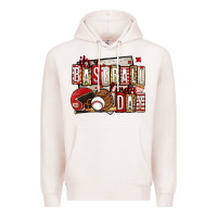 Pale Pink it's a baseball kinda day Premium Hoodie - Jasminsmagicworld