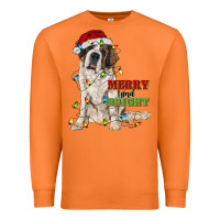 Carrot merry and bright saint bernard Premium Sweatshirt - RanaPortraitStore