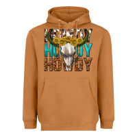 Meerkat howdy howdy howdy western bull skull Heavyweight Hoodie - texasbilliewilder