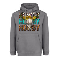 Storm howdy howdy howdy western bull skull Heavyweight Hoodie - texasbilliewilder