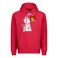 Cardinal winter pink snowman Premium Hoodie - AdoDesignShop