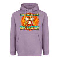 Lavender i m fulfilling my destiny Heavyweight Hoodie - texasbilliewilder