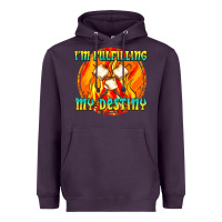 Plum i m fulfilling my destiny Heavyweight Hoodie - texasbilliewilder