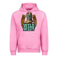 Fuchsia Pink wild west Urban Hoodie - JahusDesignShop