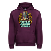 Mauve Wine wild west Urban Hoodie - JahusDesignShop