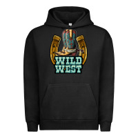 Pigment Black wild west Urban Hoodie - JahusDesignShop