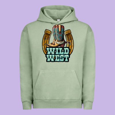 Wild West Urban Hoodie Designed By Jahusdesignshop