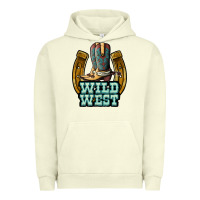 Pigment Pistachio wild west Urban Hoodie - JahusDesignShop