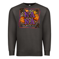 Smoke basketball nana with leopard Premium Sweatshirt - Zillion Design Studio