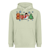 Matcha christmas gingerbread cookies Heavyweight Hoodie - Zillion Design Studio