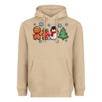Mushroom christmas gingerbread cookies Heavyweight Hoodie - Zillion Design Studio