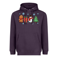 Plum christmas gingerbread cookies Heavyweight Hoodie - Zillion Design Studio