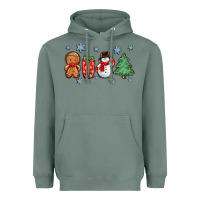 Sage christmas gingerbread cookies Heavyweight Hoodie - Zillion Design Studio