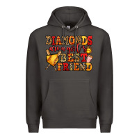 Smoke diamonds are a girl's best friend softball Premium Hoodie - Jasminsmagicworld