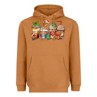 Meerkat christmas gingerbread coffee cups Heavyweight Hoodie - Zillion Design Studio