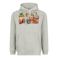 Moon Dust christmas gingerbread coffee cups Heavyweight Hoodie - Zillion Design Studio