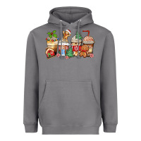 Storm christmas gingerbread coffee cups Heavyweight Hoodie - Zillion Design Studio
