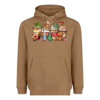 Toasted Coconut christmas gingerbread coffee cups Heavyweight Hoodie - Zillion Design Studio
