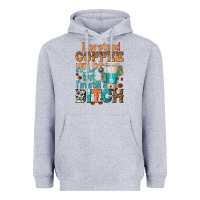 Heather Grey i pretend coffee helps but im stil a bitch Heavyweight Hoodie - texasbilliewilder