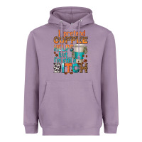 Lavender i pretend coffee helps but im stil a bitch Heavyweight Hoodie - texasbilliewilder