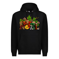 Black western noel Christmas gifts Premium Hoodie - AdoDesignShop