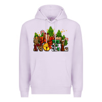 Lilac western noel Christmas gifts Premium Hoodie - AdoDesignShop