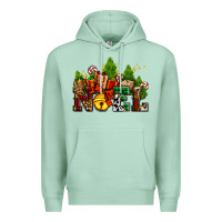 Seafoam western noel Christmas gifts Premium Hoodie - AdoDesignShop