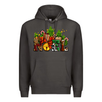 Smoke western noel Christmas gifts Premium Hoodie - AdoDesignShop