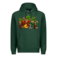 Sports Green western noel Christmas gifts Premium Hoodie - AdoDesignShop