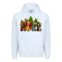 White western noel Christmas gifts Premium Hoodie - AdoDesignShop