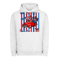 Pigment Lunar Rock 4th of july seamless pattern truck Urban Hoodie - BundleAndBundleShop