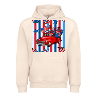 Sandshell 4th of july seamless pattern truck Urban Hoodie - BundleAndBundleShop