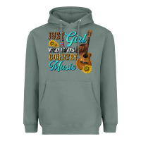 Sage just a girl who loves country music Heavyweight Hoodie - texasbilliewilder