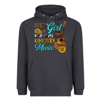 Smoke just a girl who loves country music Heavyweight Hoodie - texasbilliewilder