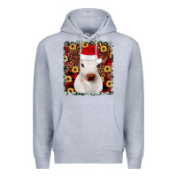 Heather Grey heifer christmas Premium Hoodie - JahusDesignShop