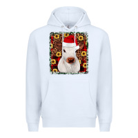 White heifer christmas Premium Hoodie - JahusDesignShop