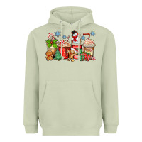 Matcha christmas coffee cups Heavyweight Hoodie - Zillion Design Studio